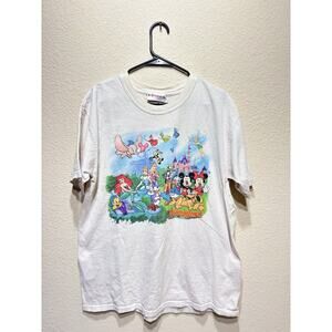 Vintage Disneyland T Shirt White Parks